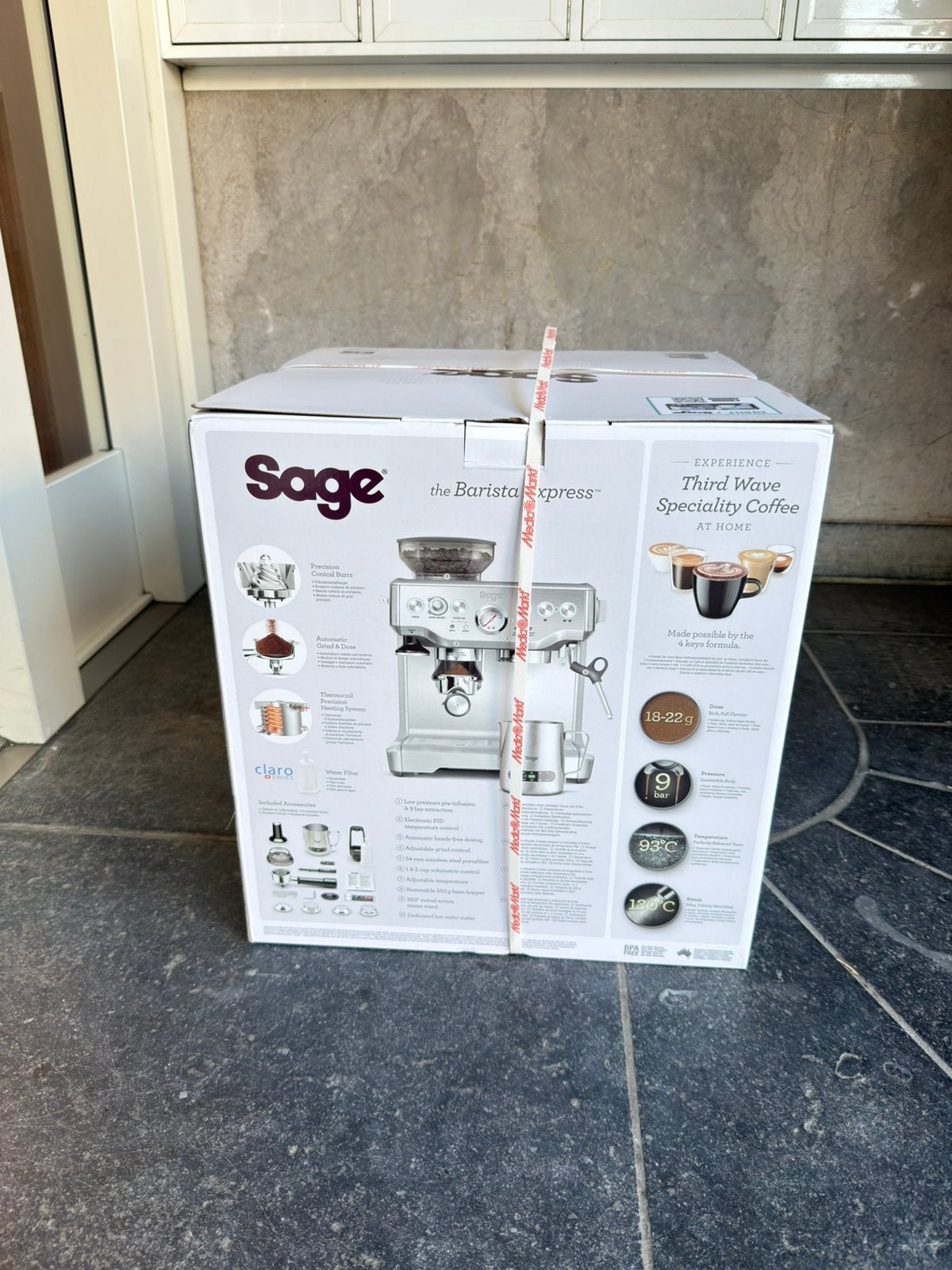 Sage Barista Express (NIEUW), Ophalen, Nieuw, Espresso apparaat