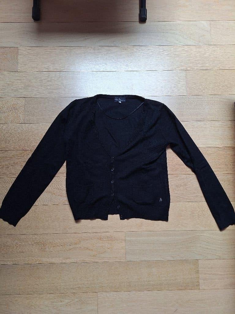 Cardigan, Vila Joy, maat L, zwart, Ophalen, Zwart, Maat 42/44 (L), Zo goed als nieuw