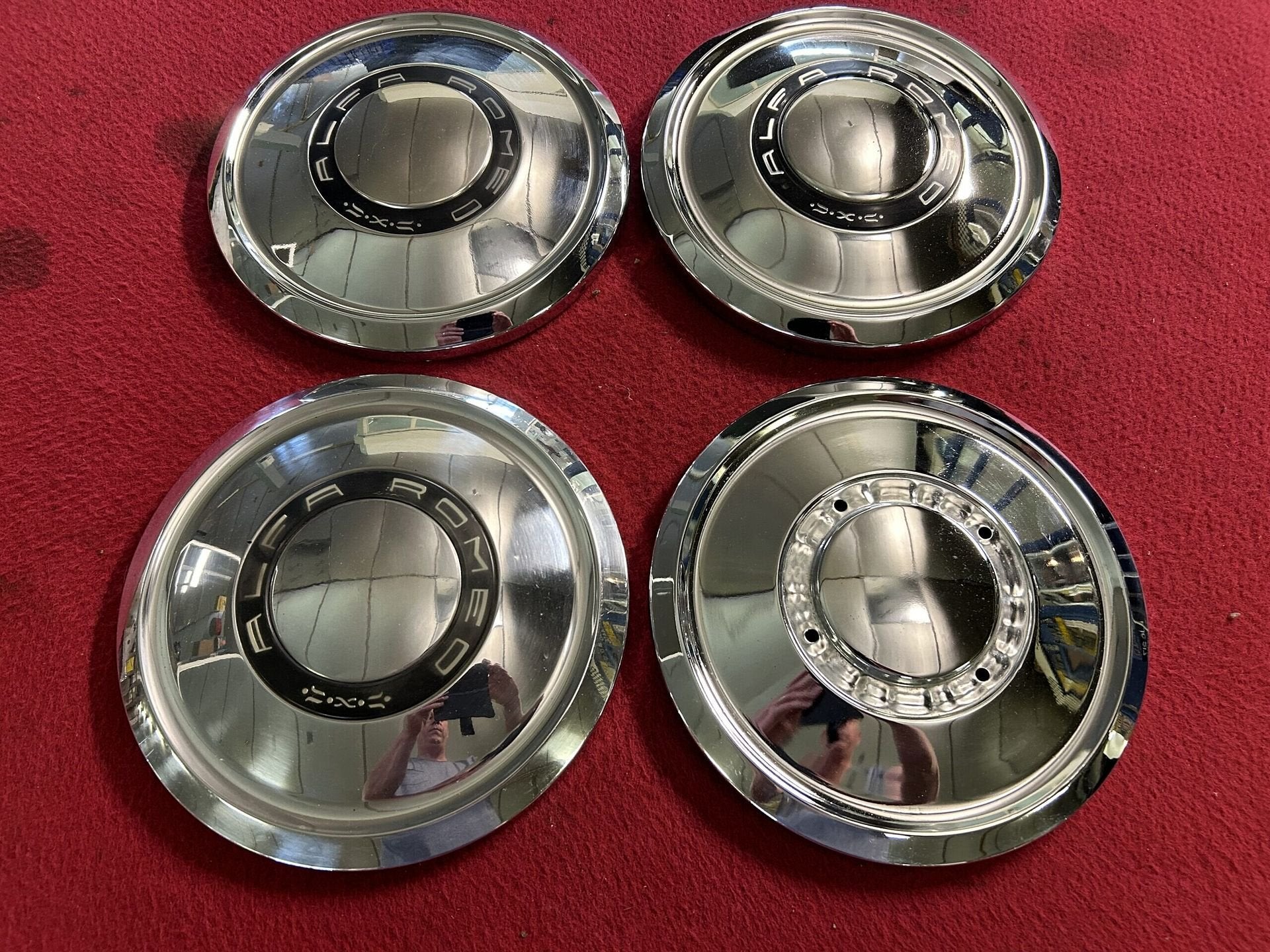 Alfa Romeo Giulia Spider Duetto set wieldoppen, Gebruikt, -, -, Ophalen of Verzenden
