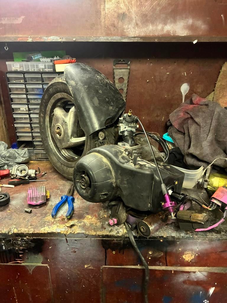 zip type blok piaggio, Motoren, Ophalen