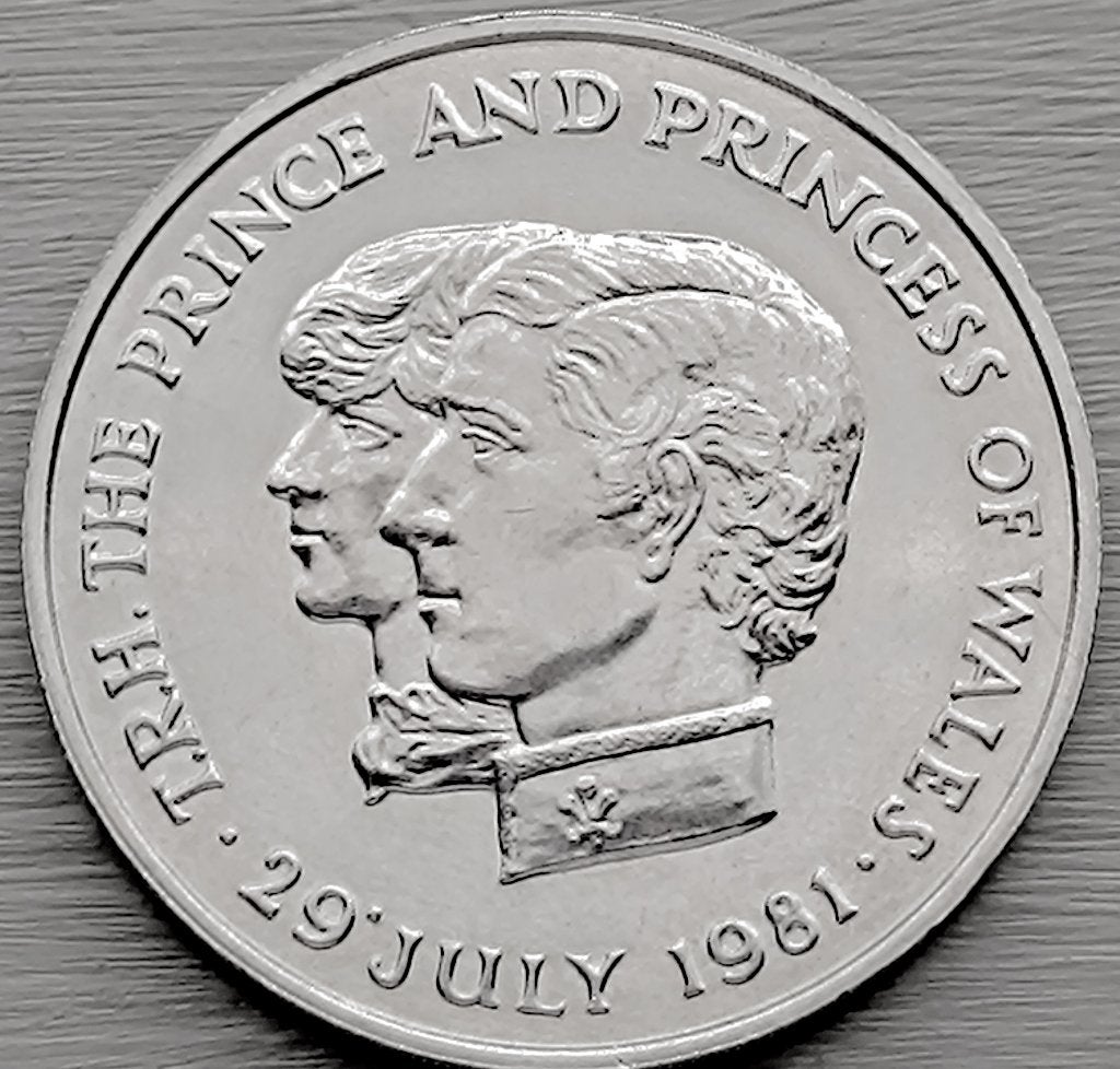 munt Mauritius 10 rupees 1981 :Charles en Lady Diana, Ophalen of Verzenden