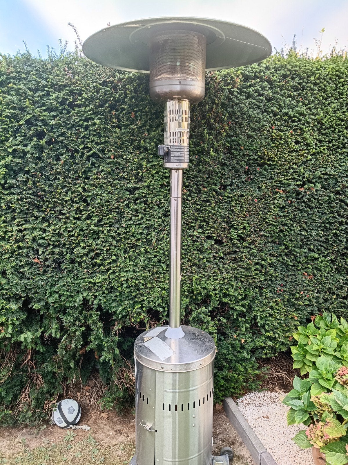 terrasverwarmer Inox, Tuin en Terras, Ophalen, Gebruikt, Waterbestendig, Vloer