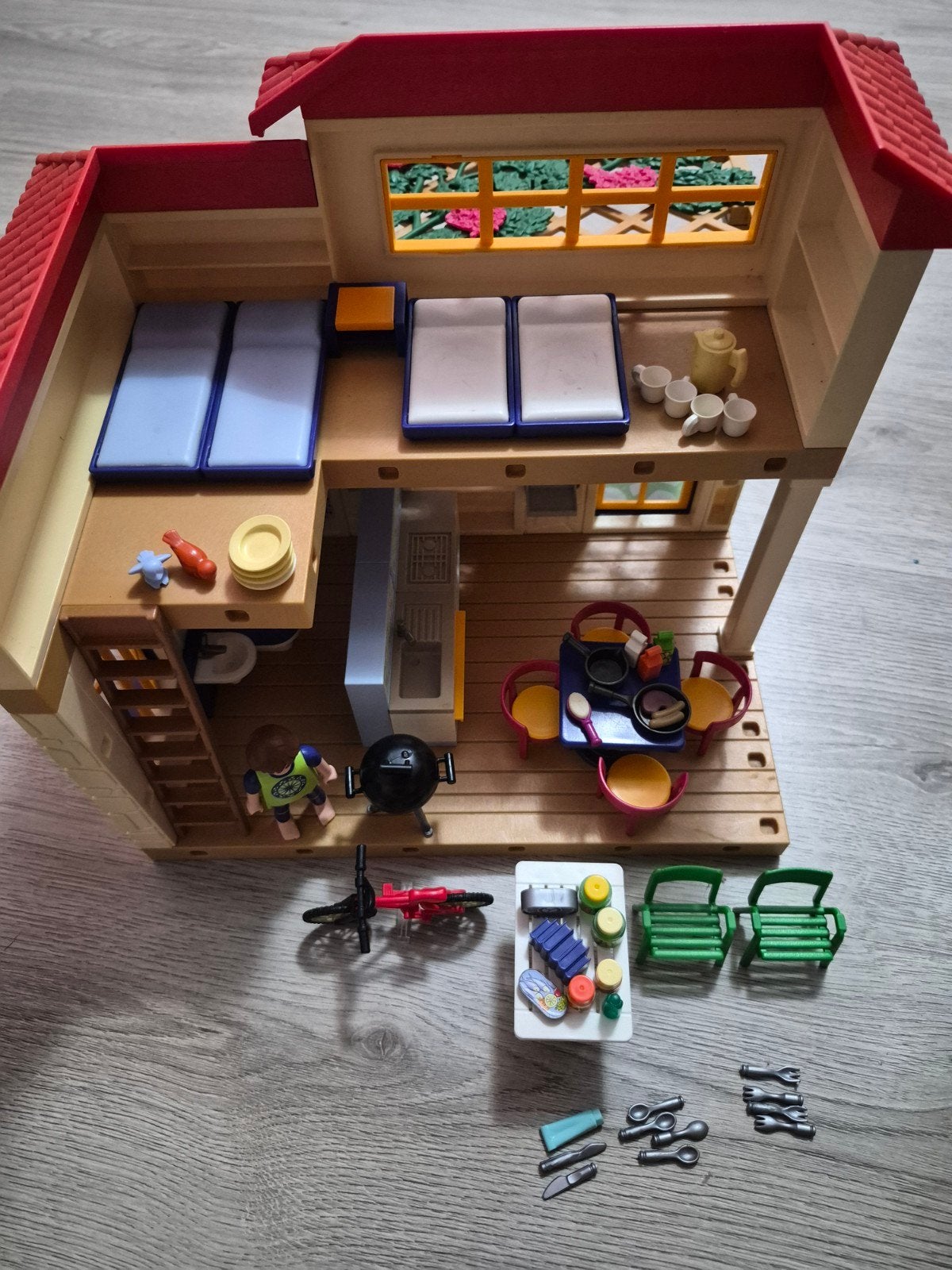 Playmobil Vakantiehuis (setnummer 4857), Kinderen en Baby's, Speelgoed | Playmobil, Ophalen, Gebruikt, Gebouw