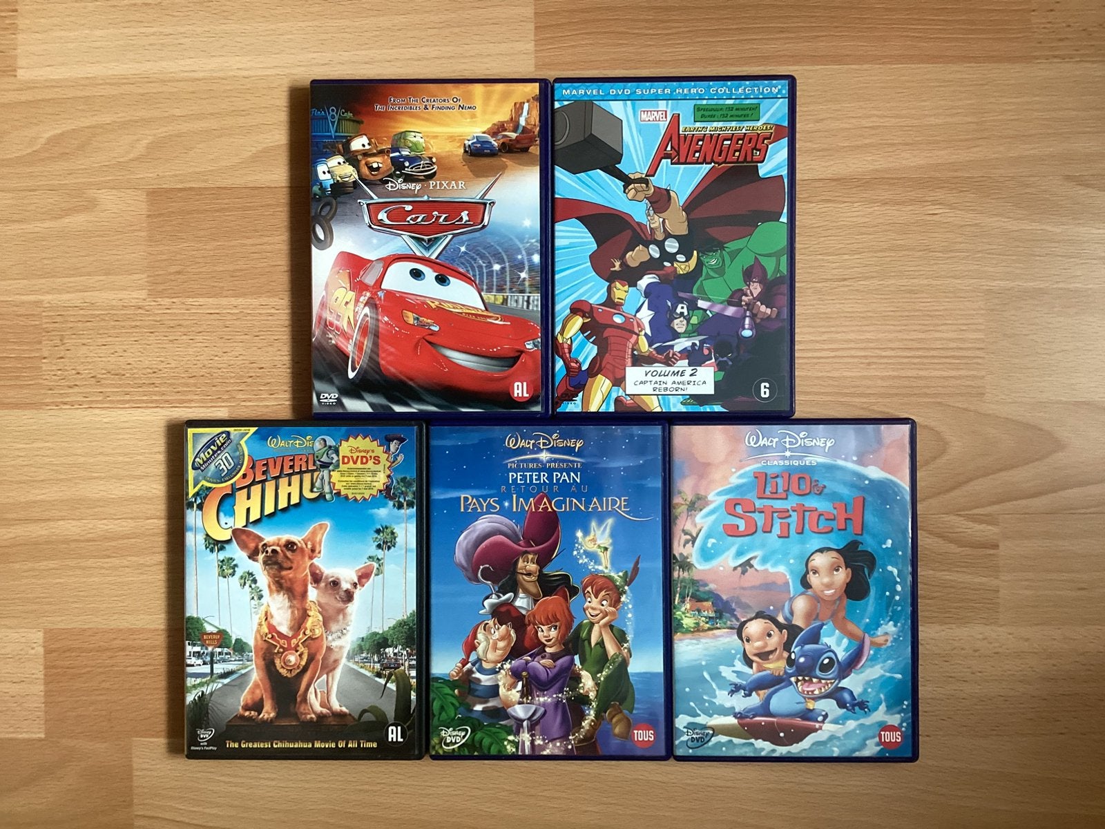 Dvd’s Walt Disney, Enlèvement ou Envoi