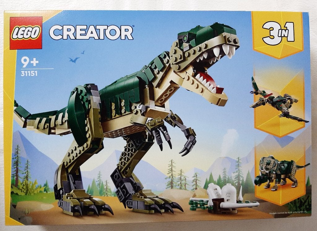 LEGO 31151 Creator 3 en 1 ,  T-rex dinosaures, Neuf, Lego, Ensemble complet, Enlèvement