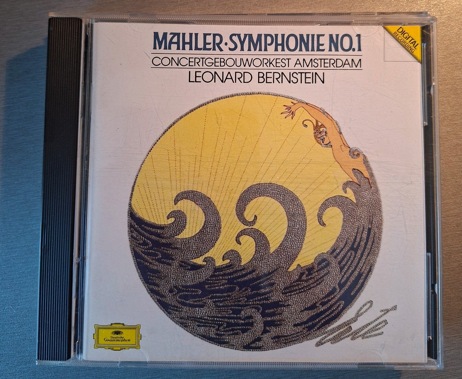 Cd. Mahler. Symphonie no. 1 (DG, Bernstein)., Ophalen of Verzenden