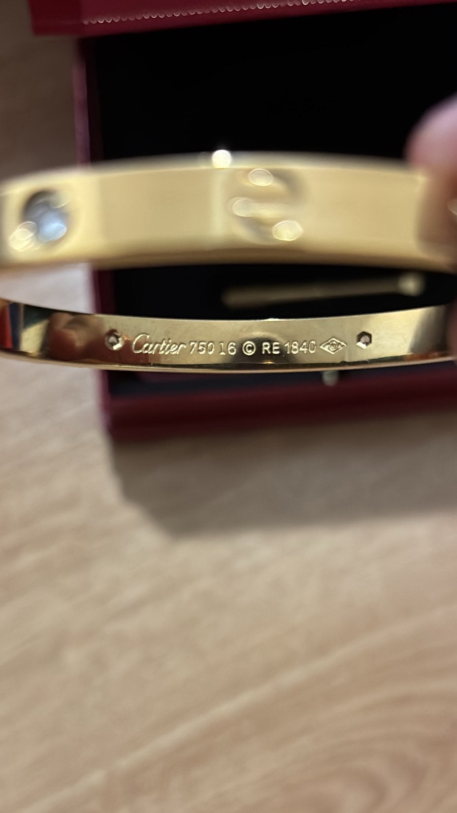 Cartier, Bijoux, Sacs & Beauté, Enlèvement ou Envoi, Neuf, Or, Femme