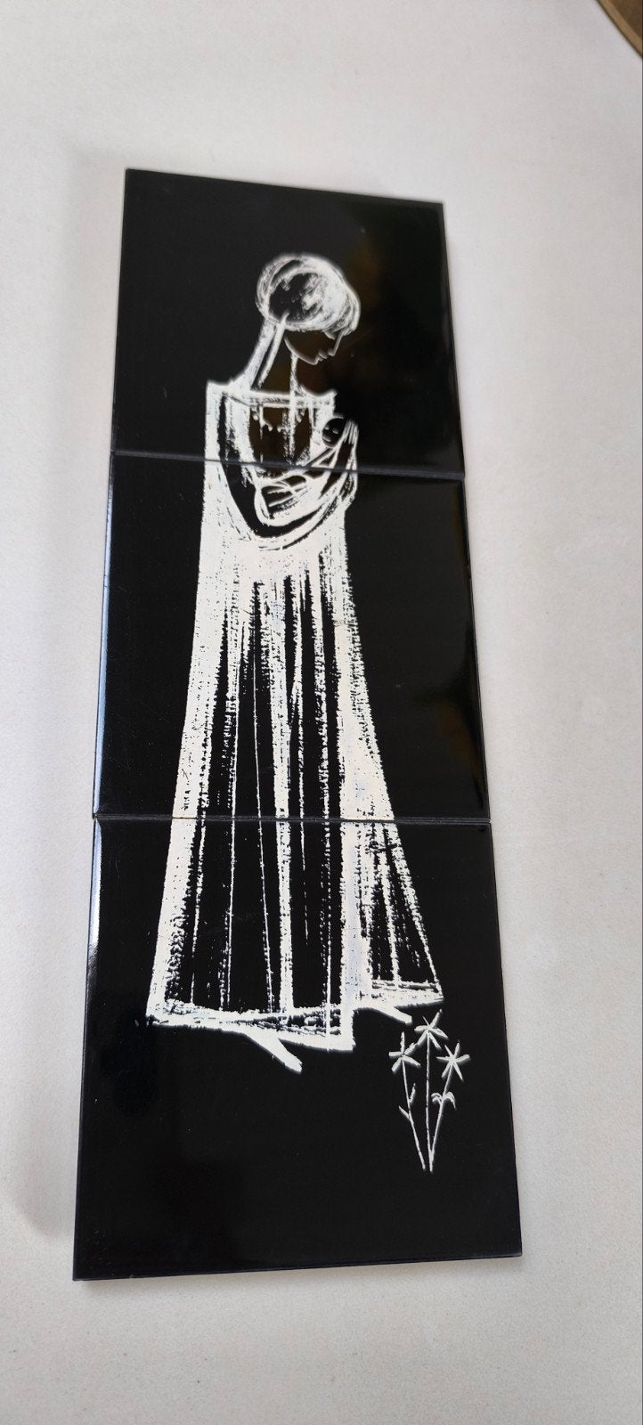 Panneau mural décoratif en carreaux de céramique des années, Enlèvement ou Envoi