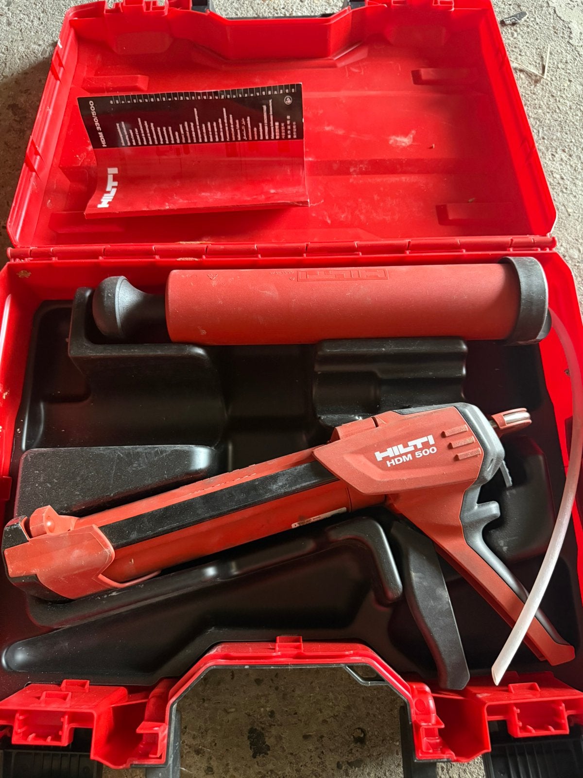HILTI HDM 500 HANDMATIGE MORTELDISPENSER, Ophalen, Nieuw, Hilti
