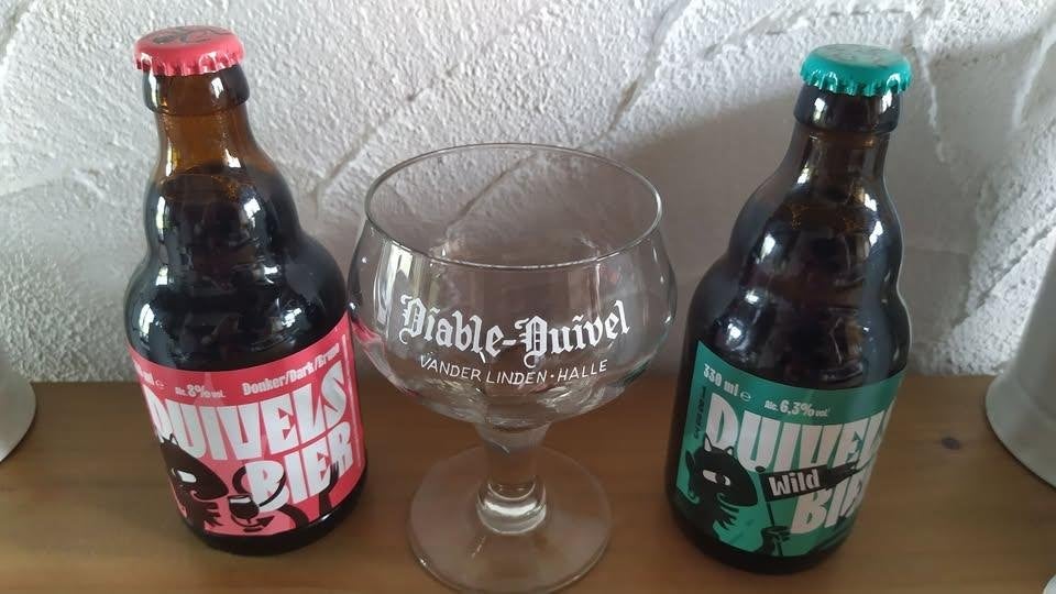 Glas brouwerij Vanderlinden Halle, Collections, Enlèvement, Comme neuf, Verre à bière