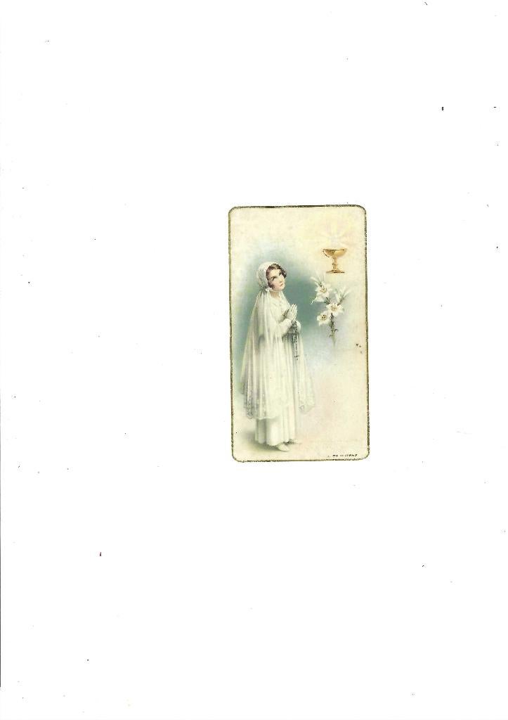 Souvenir de communion solennelle, Enlèvement ou Envoi