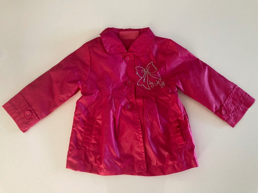 Trench-coat « Knot So Bad » rose vif pour bébé et fille, 62, Enfants & Bébés, Vêtements de bébé | Taille 62, Comme neuf, Fille