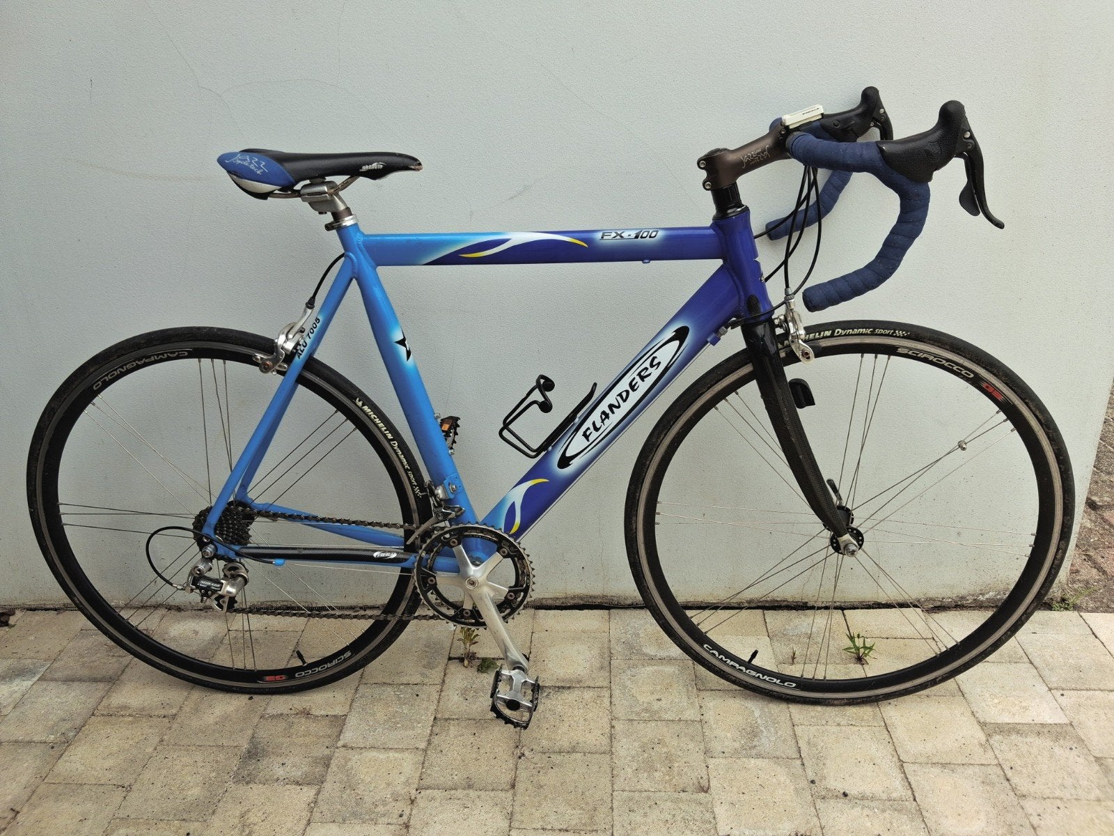Vélo de course en aluminium FLANDERS taille 58, Enlèvement, Aluminium