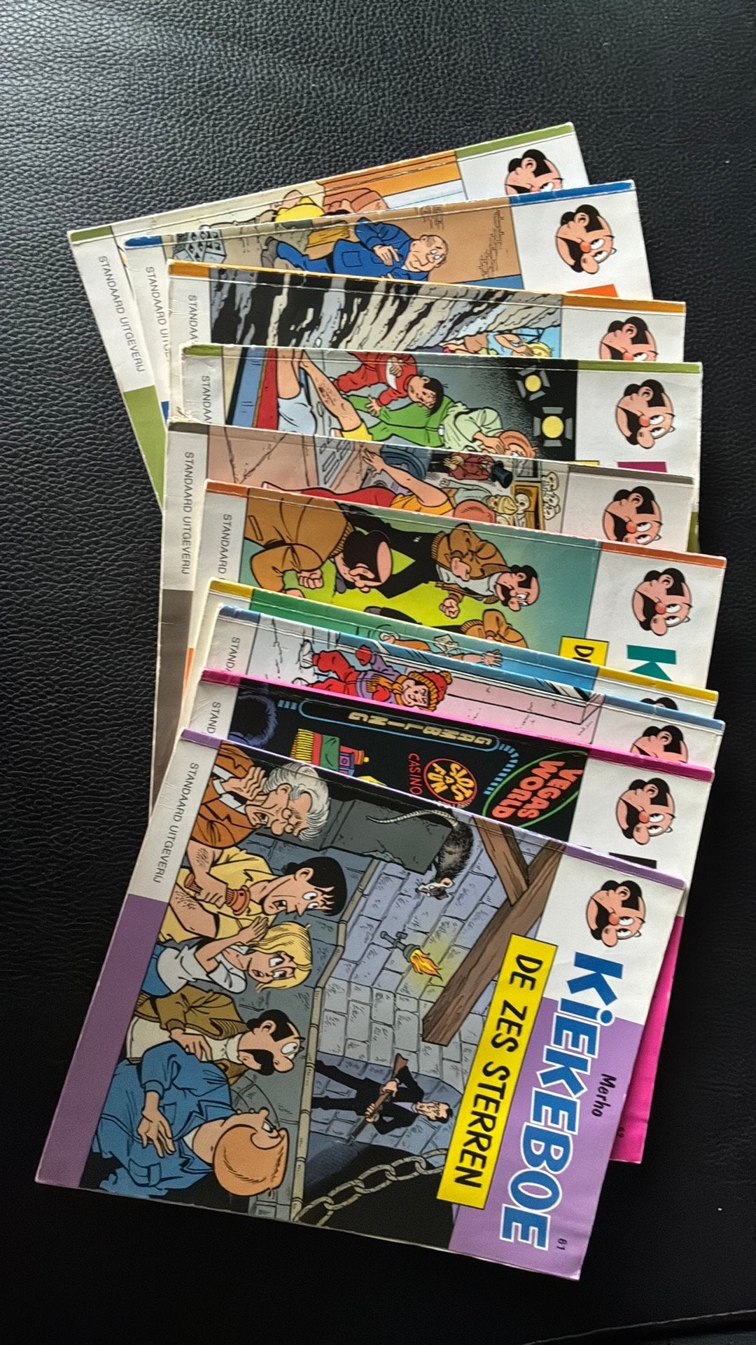 Kiekeboe strips nummer 61 tot en met 70, Boeken, Gelezen, Europa, Ophalen of Verzenden, Meerdere comics