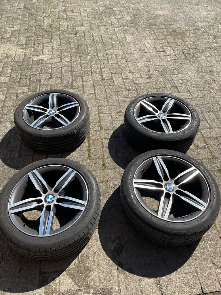 Velgen met zomerbanden bmw f20, Auto-onderdelen, Ophalen, Band(en)