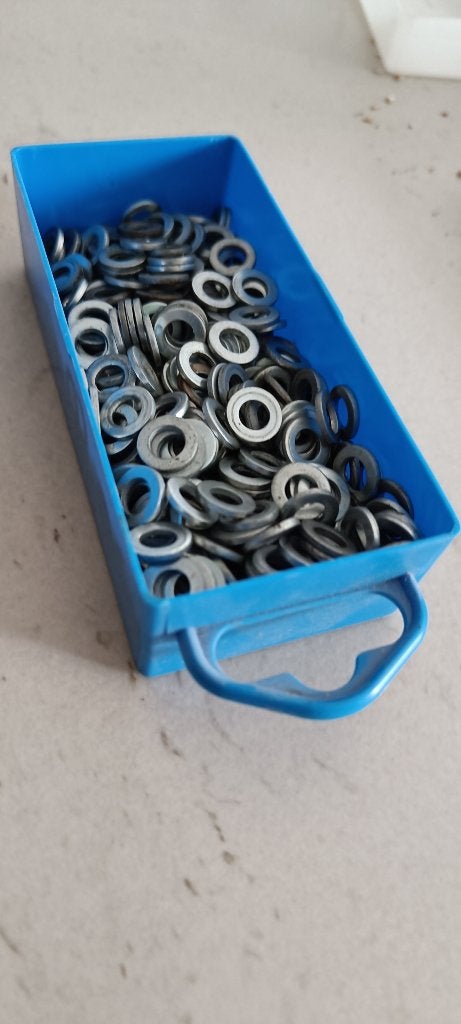 400 stuks verzinkte ringen M6, Doe-het-zelf en Bouw, Ophalen, Nieuw, Overige typen