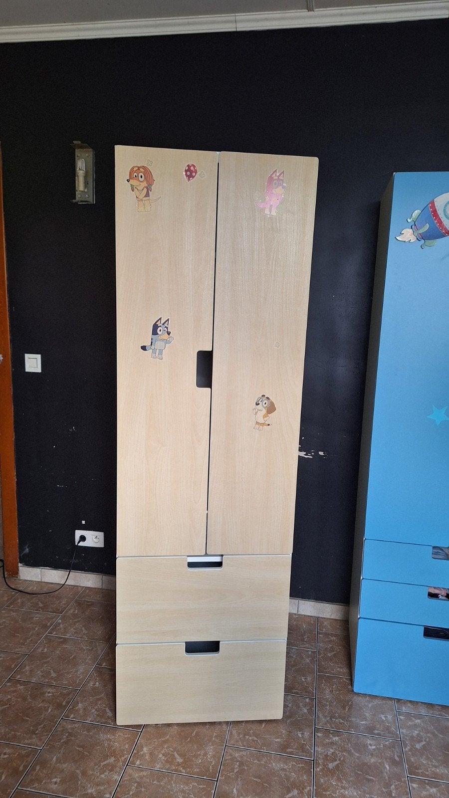 armoire garde-robe Ikea, Beige, Meuble de rangement, Enlèvement, Utilisé