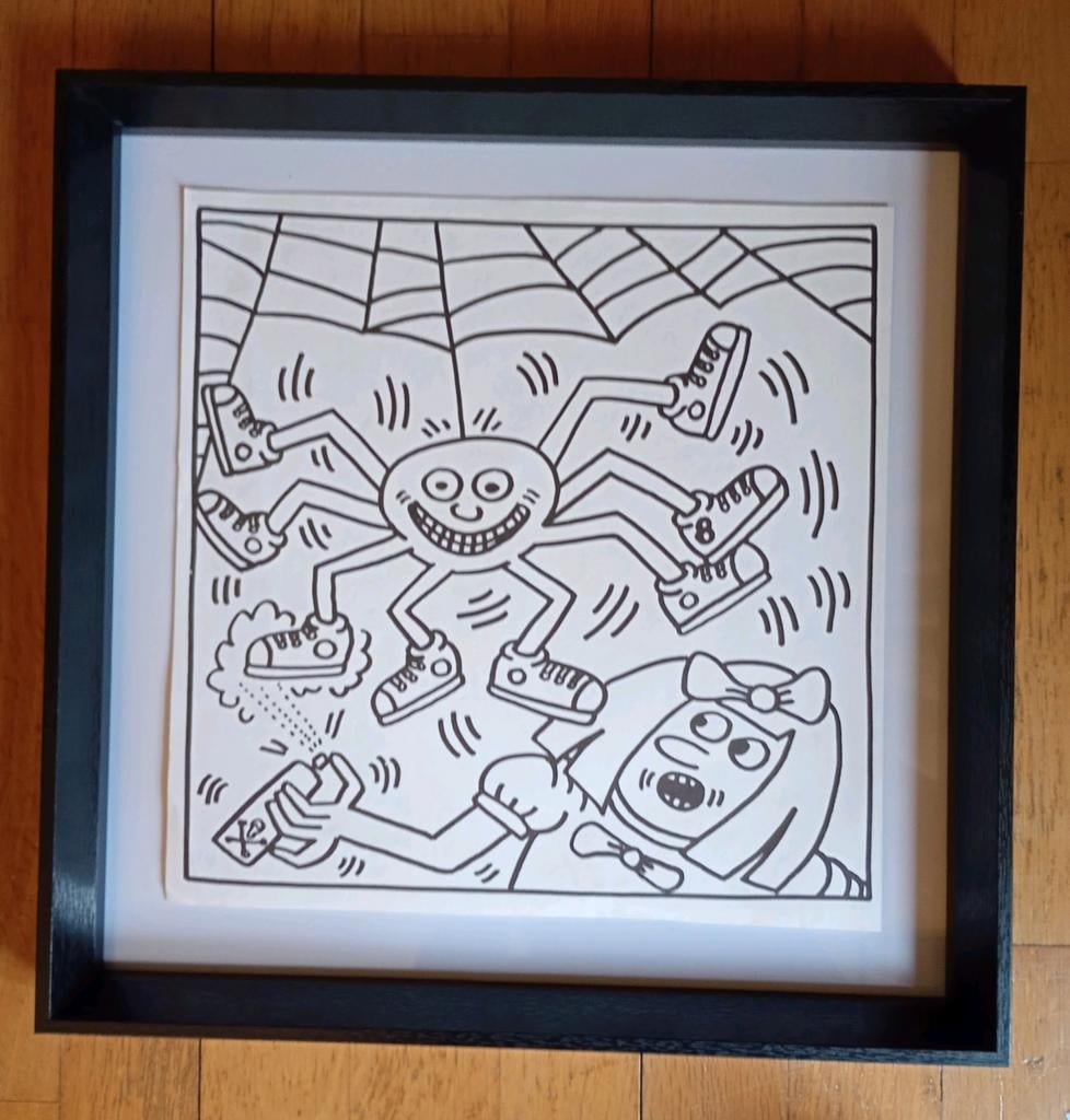 Spider By Keith Haring, Ophalen of Verzenden, Ingelijst