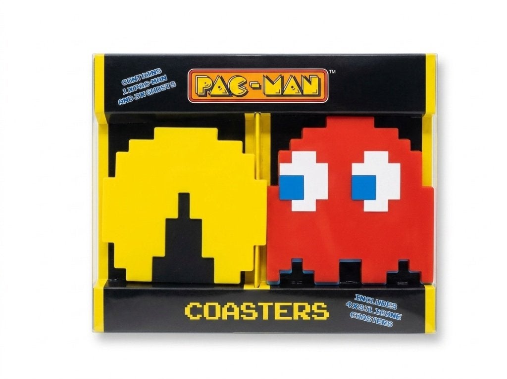 Sous-verres Pac-Man, Huis en Inrichting, Woonaccessoires | Onderzetters, Glasonderzetter, Ophalen of Verzenden, Kunststof, Meerkleurig