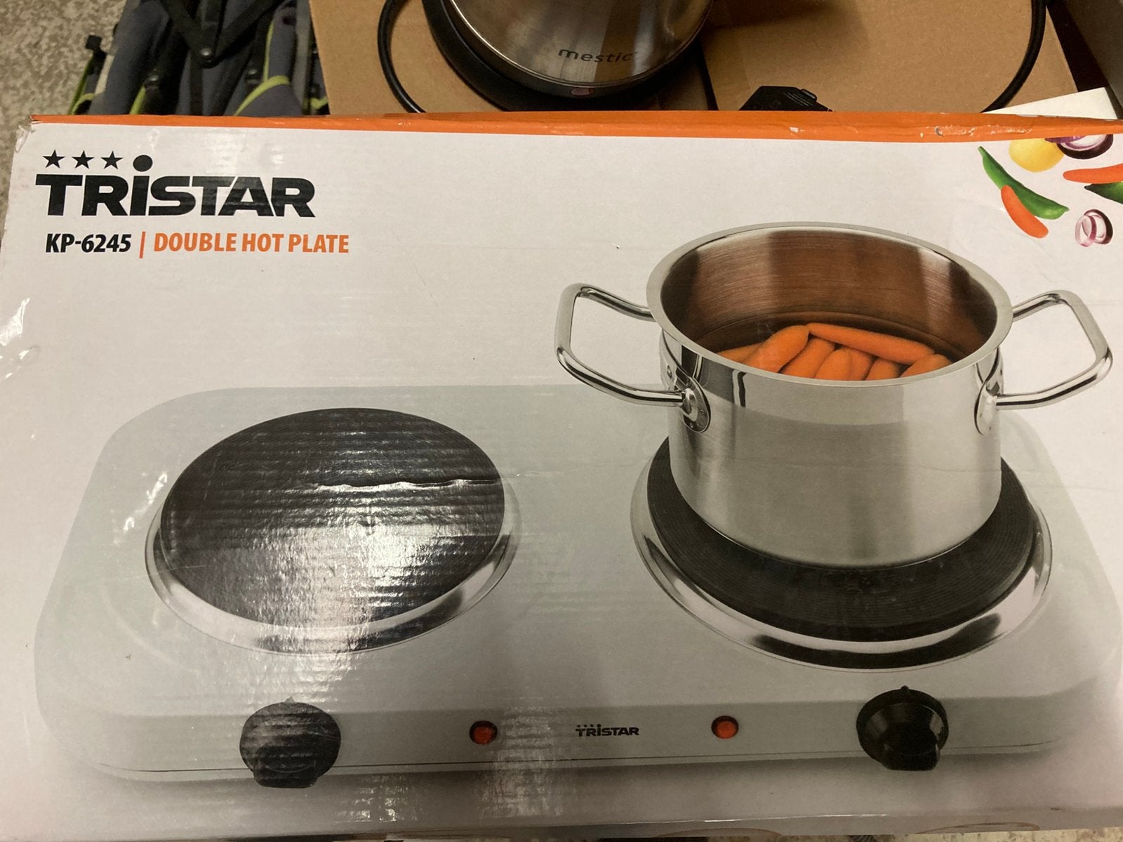 Tristar camping elektrisch kookvuur, Ophalen, Zo goed als nieuw