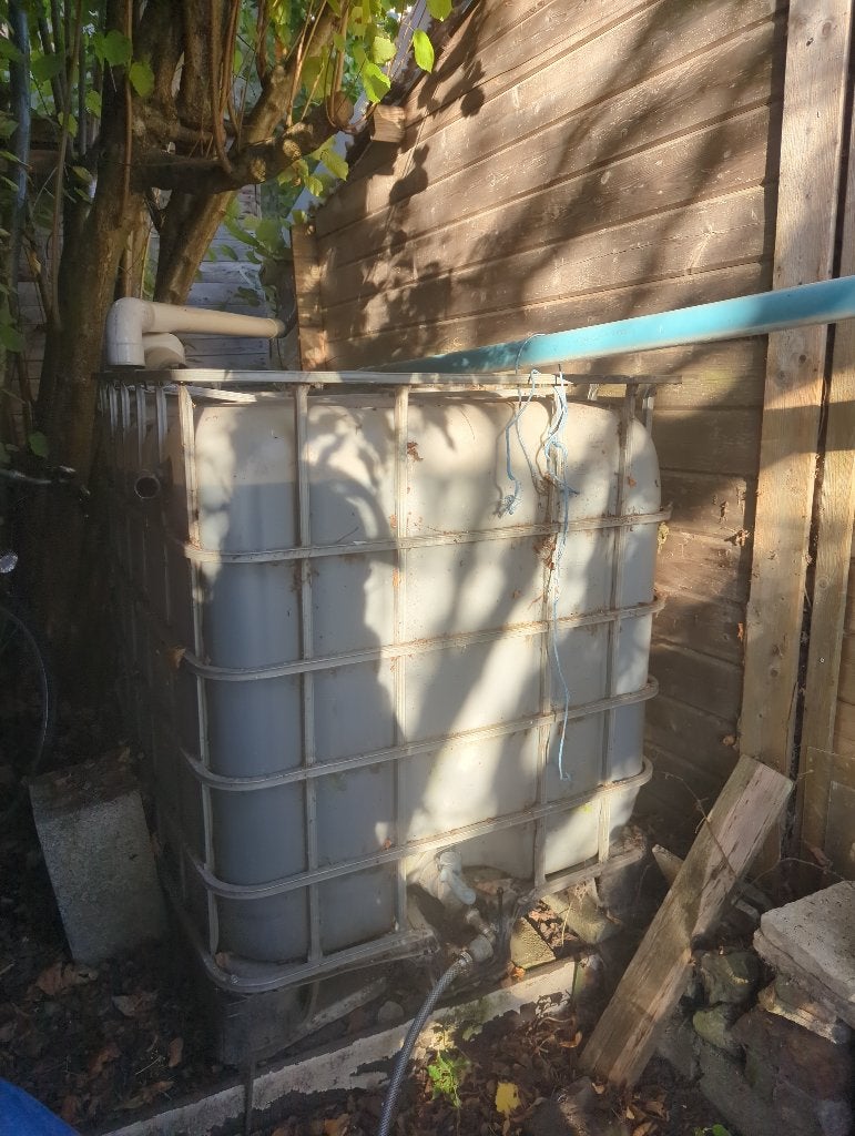 Cuve IBC 1000l, Ophalen, Gebruikt, Kunststof, Met kraantje