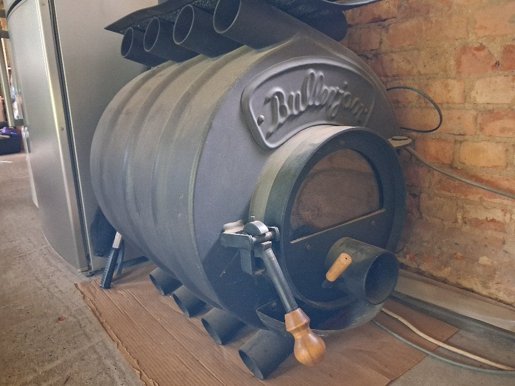 Bullerjan fornuis, Ophalen, 30 tot 80 cm, Gebruikt, Kachel