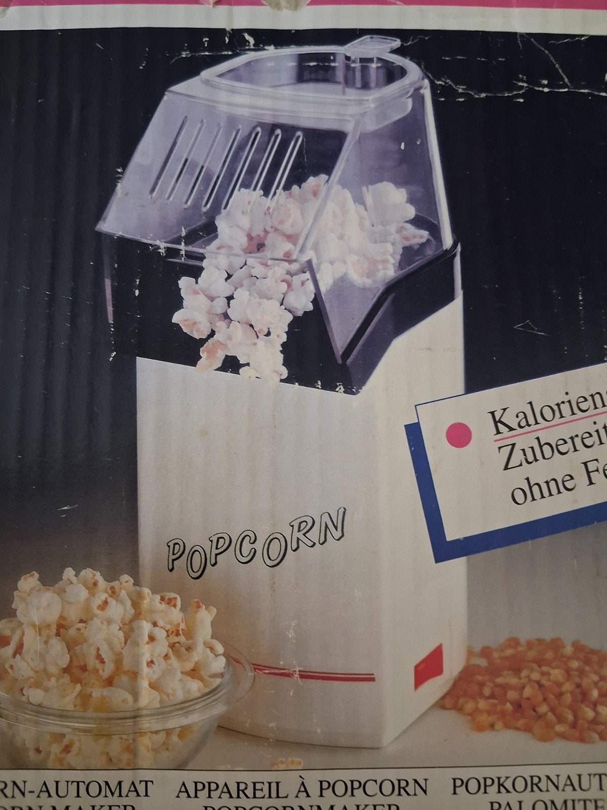 popcorn machine, Ophalen, Wit