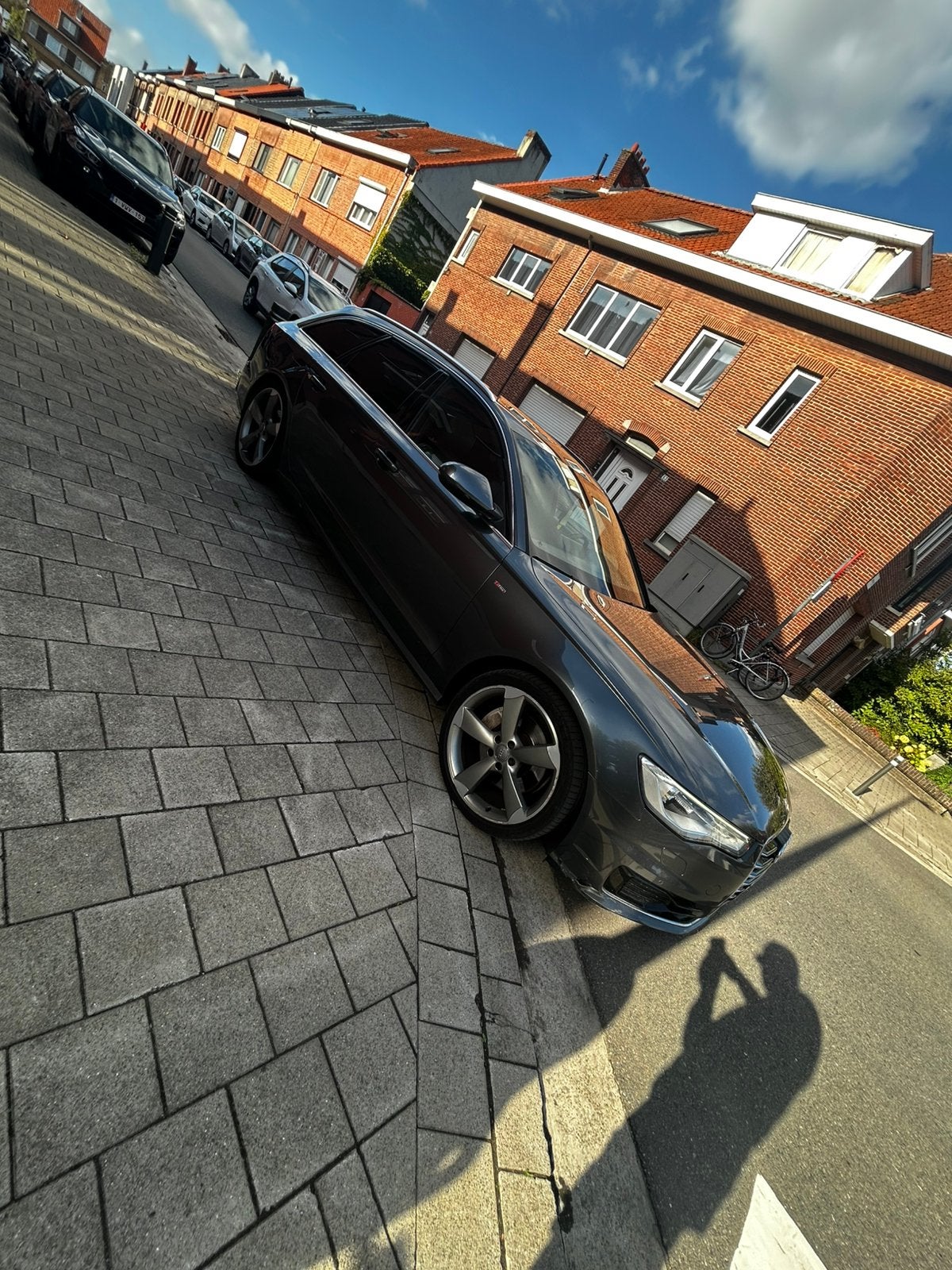 Te koop audi a6 avant 3.0 v6 s-line, Autos, Cuir, Argent ou Gris, Achat, 6 portes