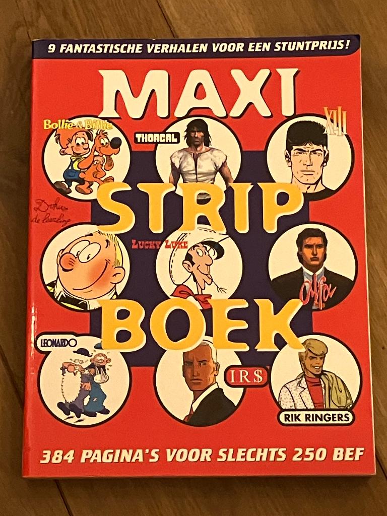 Maxi strip boek, Boeken, Stripverhalen, Meerdere stripboeken, Ophalen of Verzenden, Gelezen, Diverse Auteurs