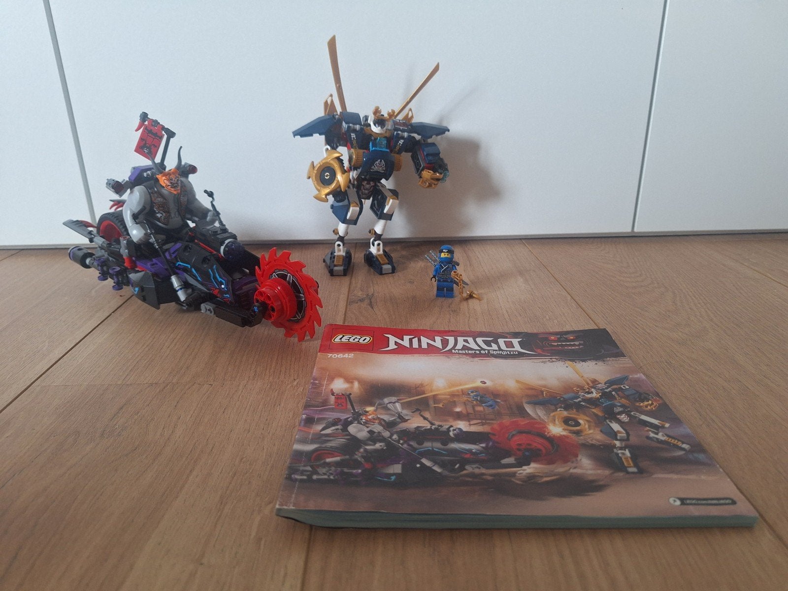 Lego ninjago 70642 killow vs samurai x-compleet+ handleiding, Lego, Ophalen of Verzenden, Zo goed als nieuw, Compleet