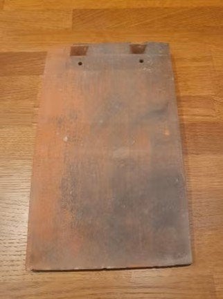 Tuiles plates - Terre cuite, Pierre ou Argile, Enlèvement, Utilisé, Rouge
