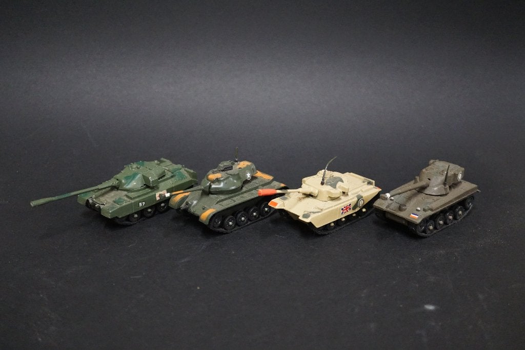 4 Wheeler tanks (amx, centurion, patton, chieftain) vintage, Hobby en Vrije tijd, Ophalen of Verzenden