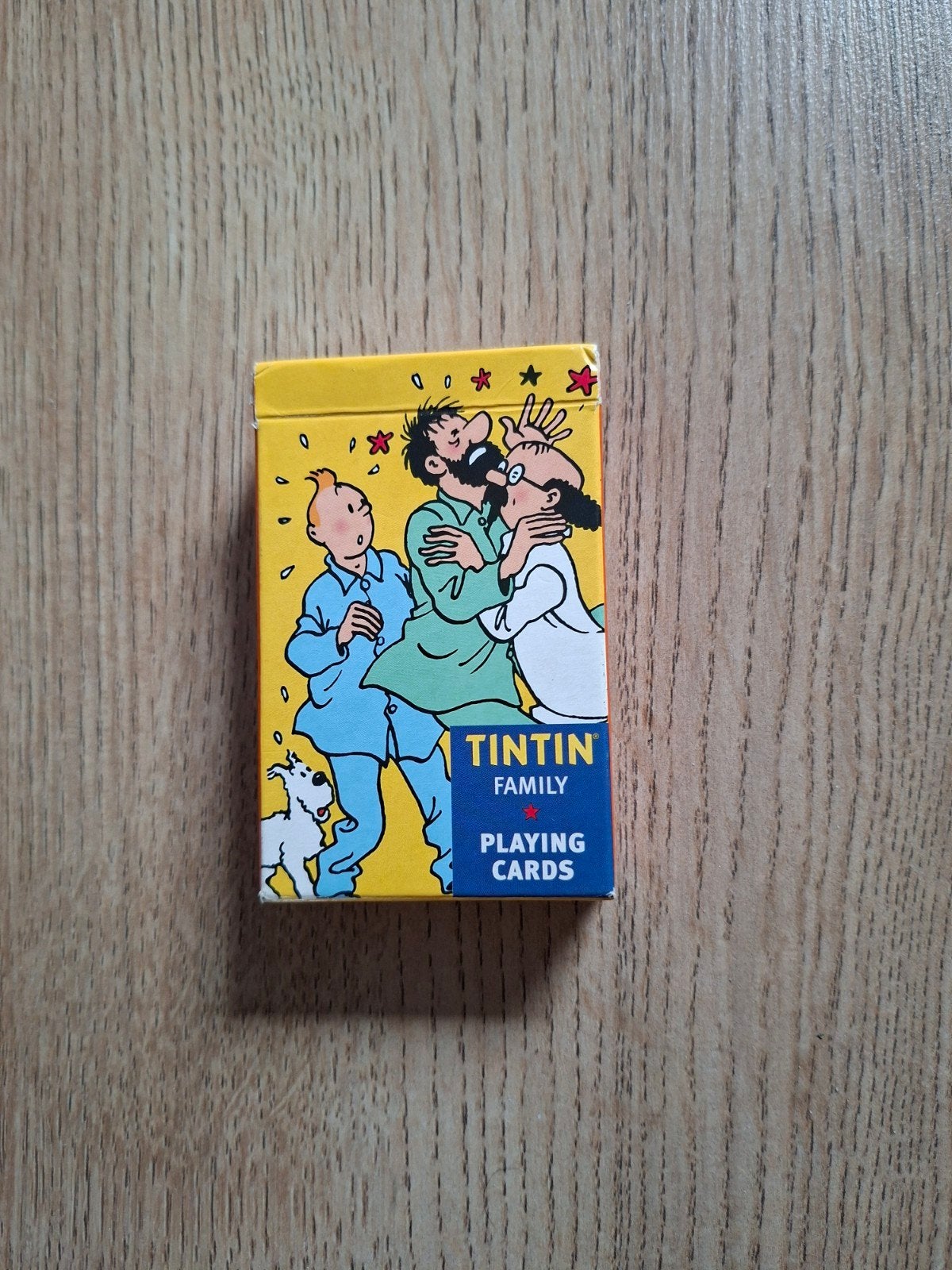 Kaartspel Kuifje / Tintin family planning cards, Enlèvement ou Envoi, Utilisé, Carte(s) à jouer