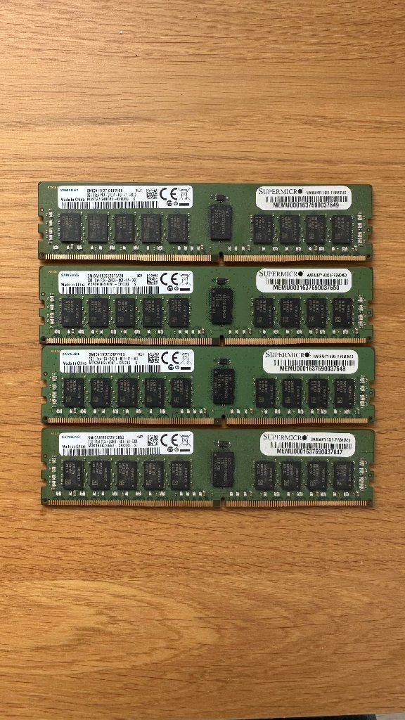 Kit mémoire Samsung 32GB DDR4 2400MHz ECC, 32 GB, DDR4, Enlèvement, Serveur
