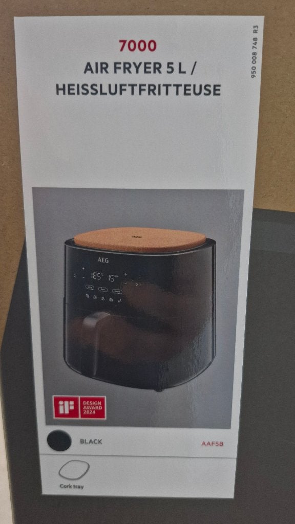 Airfryer aeg 7000 5L, Elektronische apparatuur, Airfryers, Ophalen, Nieuw, Airfryer, 1000 t/m 1499 gram