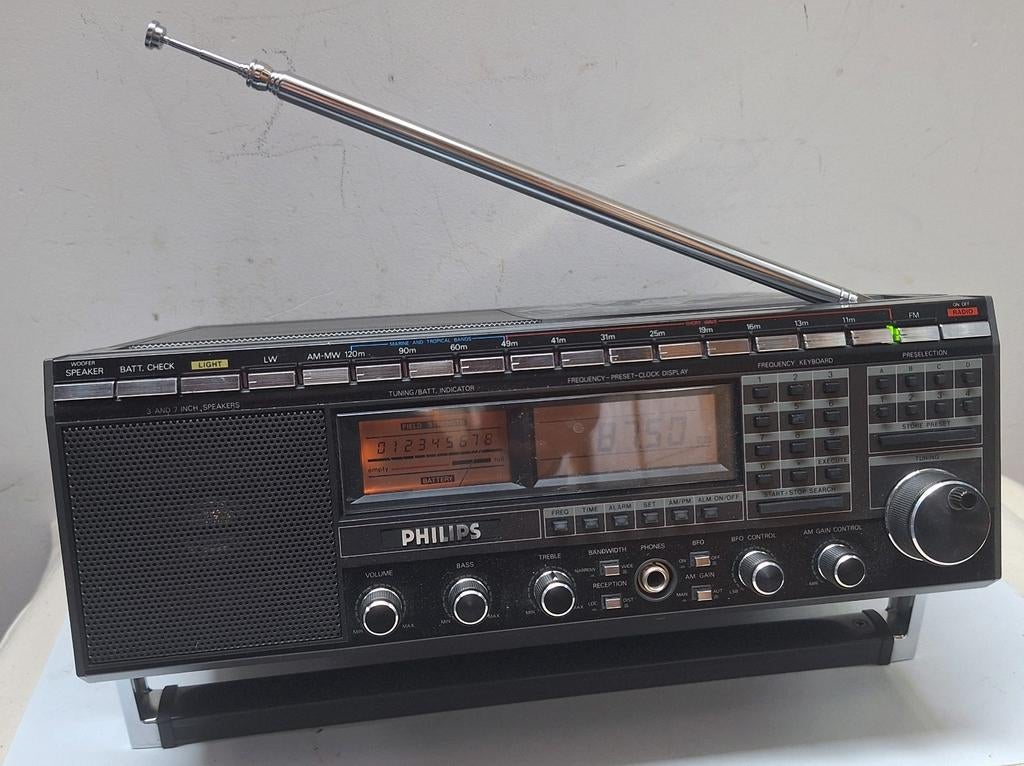Philips D2999 PLL multibandradio. Nieuwstaat - Werkt, Ophalen of Verzenden