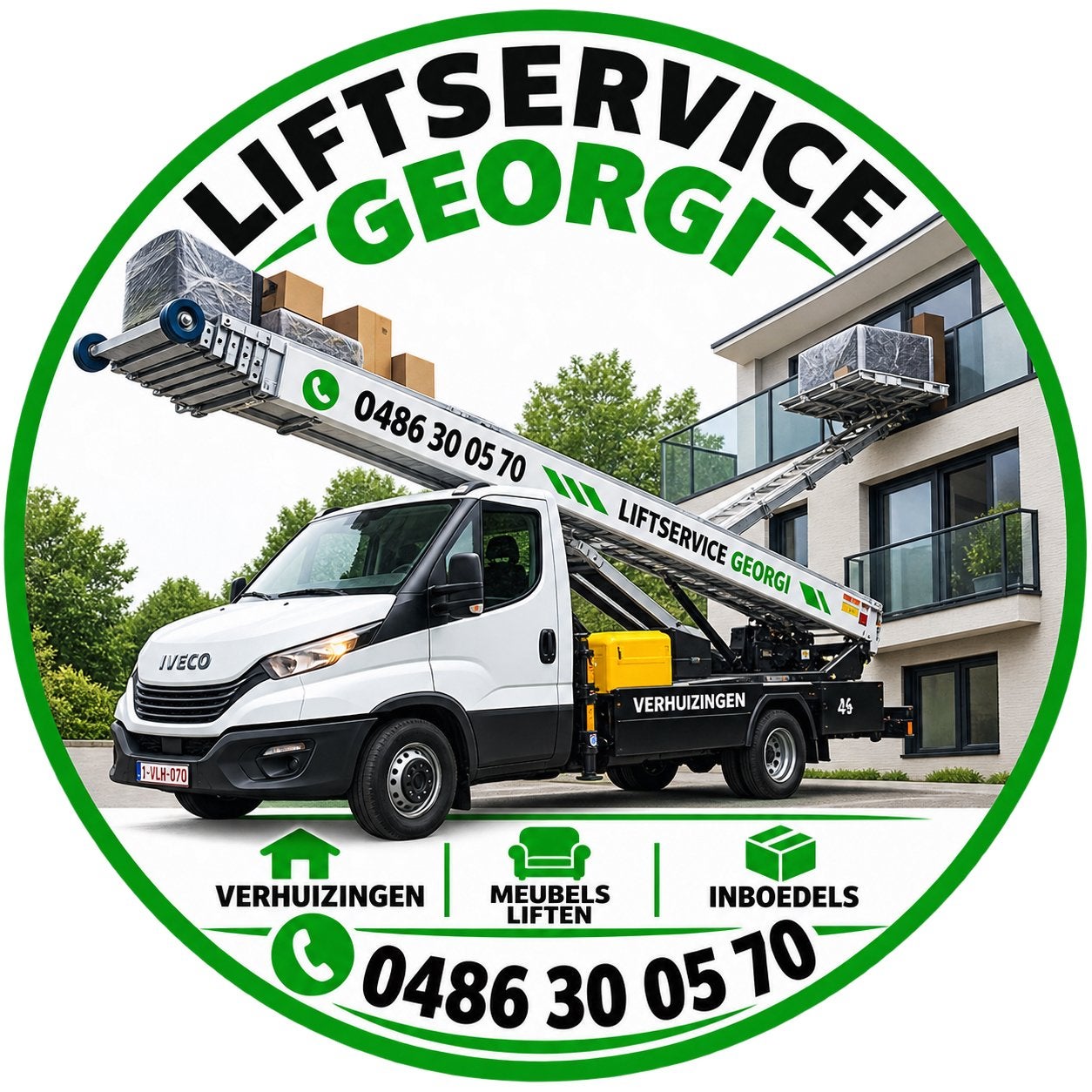 Verhuis nodig ? Bel 0486300570, Enlèvement ou Envoi, Comme neuf