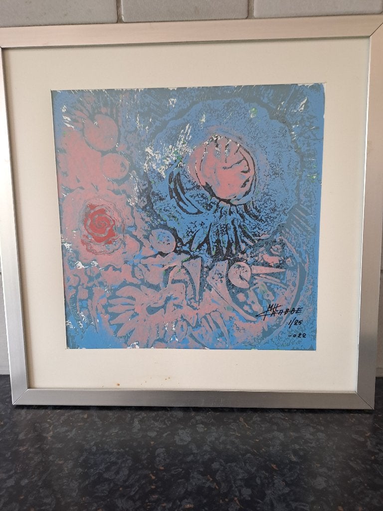 Lithographie, Antiquités & Art, Enlèvement ou Envoi, Numéroté, Abstrait, Lithographie