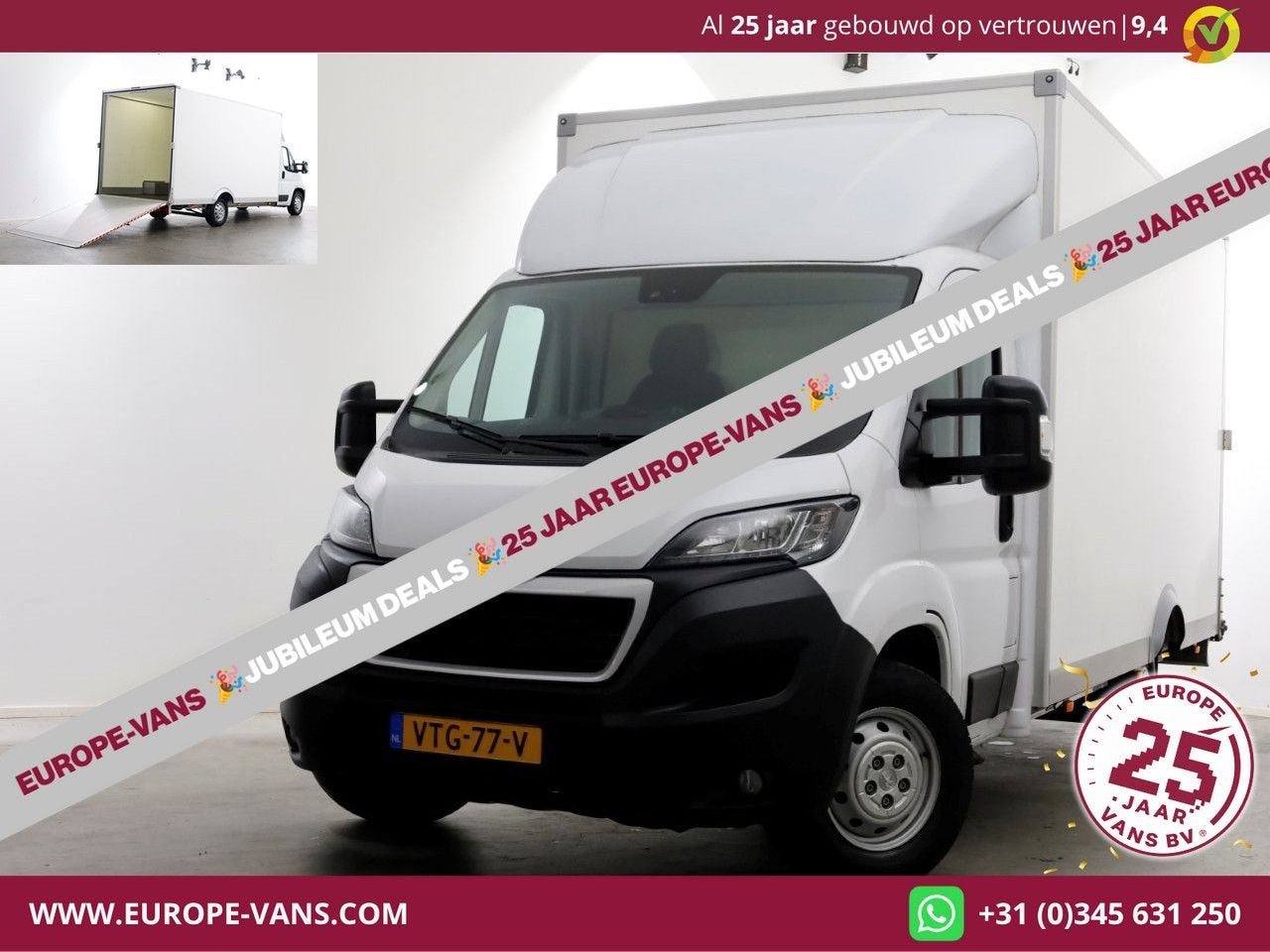 Peugeot Boxer 2.2 BlueHDi 165pk Durisotti Lowliner Bakwagen, Wit, Bedrijf, Onderhoudsboekje, 387 g/km
