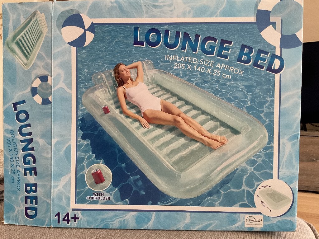 Loungebed, Hobby & Loisirs créatifs, Hobby & Loisirs Autre, Enlèvement, Comme neuf