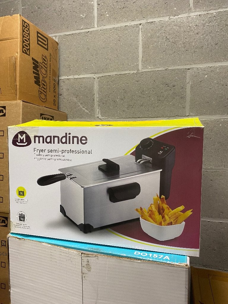 Friteuse d'occasion, 3 à 4 litres, Enlèvement, Utilisé, Pan intérieur amovible