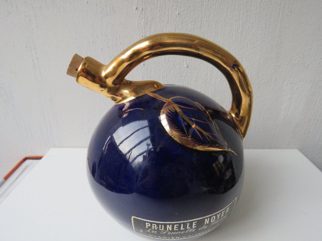 Vintage Louis Roques likeurkaraf Pruim, Ophalen of Verzenden