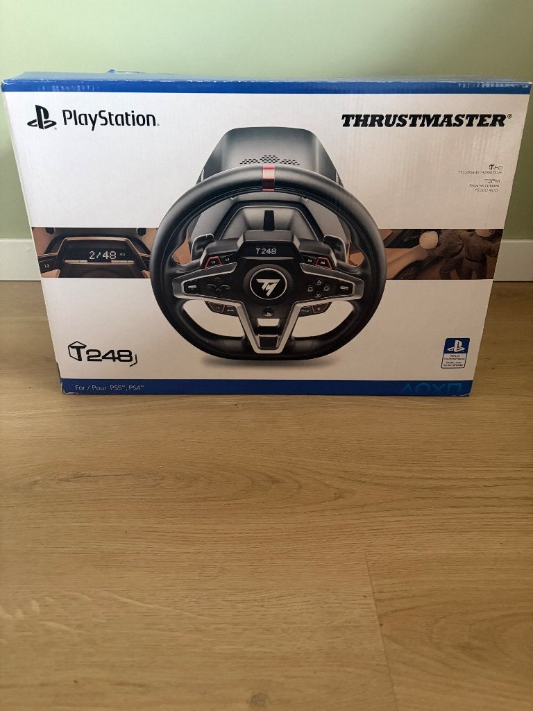 Race stuur thrustmaster t248, Ophalen, Zo goed als nieuw, Stuur of Pedalen, PlayStation 4