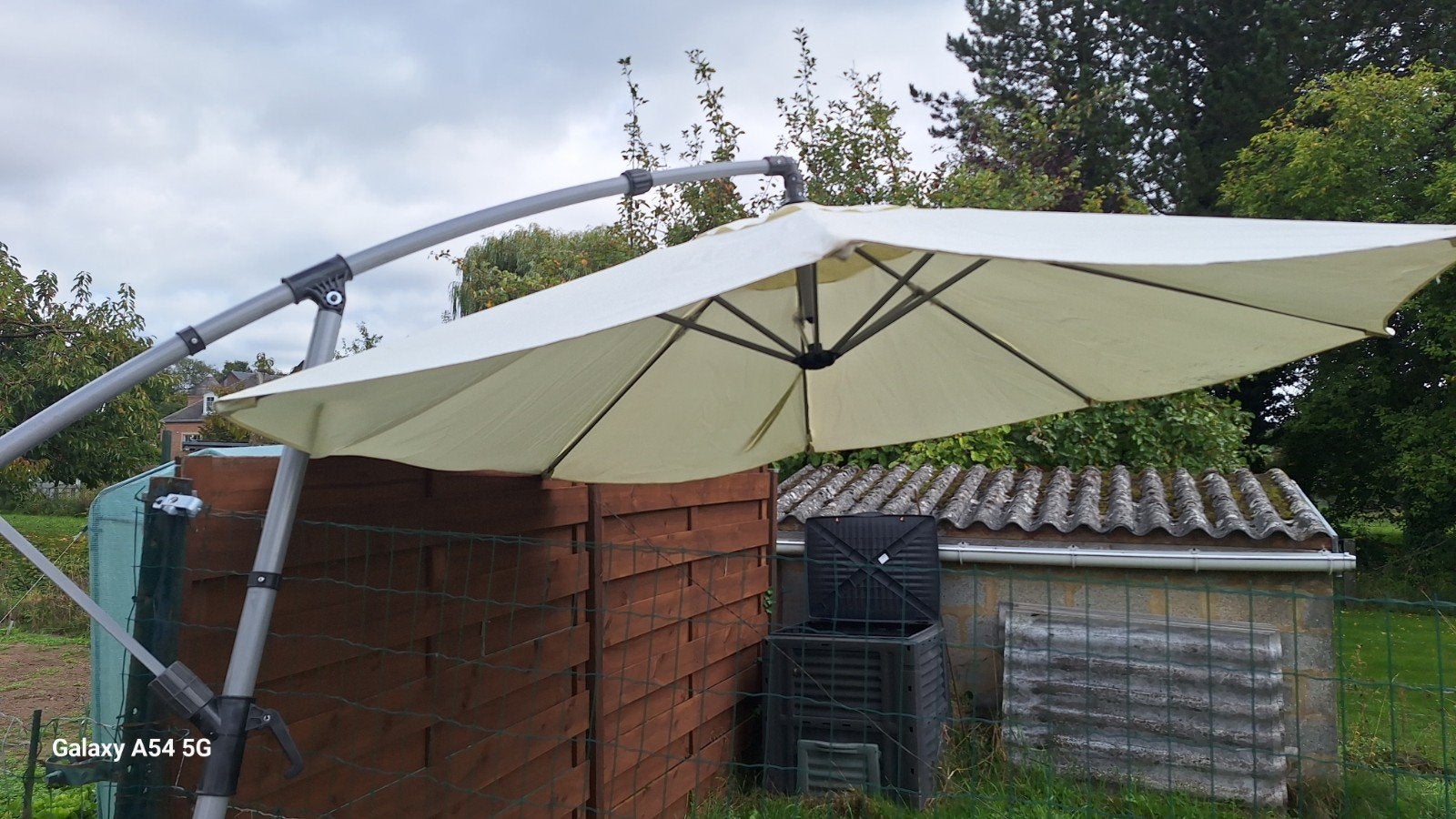 parasol suspendu, Jardin & Terrasse, Enlèvement, Utilisé, Parasol flottant, Inclinable