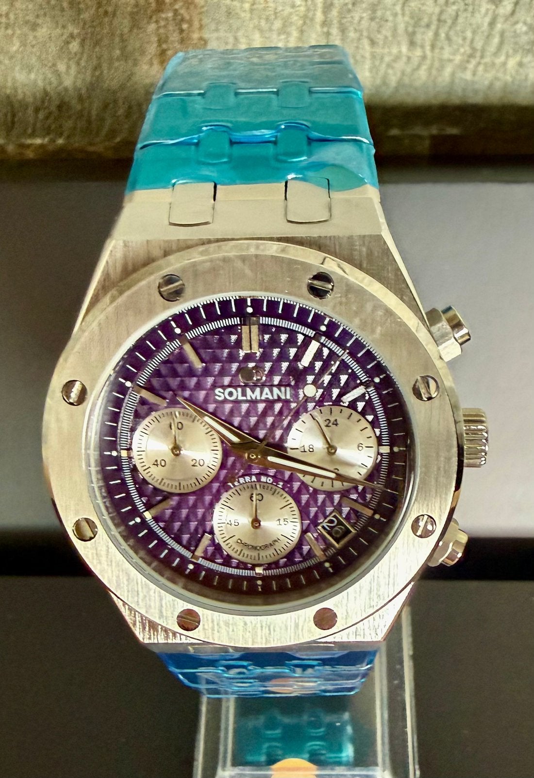SOLMANI TERRA CHRONO VAUT599€! 💯%NEUF AVEC CERTIFICAT, Enlèvement ou Envoi, Neuf