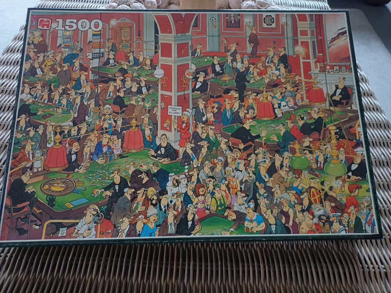 JVH Crazy casino 1500 stuks, Hobby en Vrije tijd, Ophalen, 500 t/m 1500 stukjes, Zo goed als nieuw, Legpuzzel