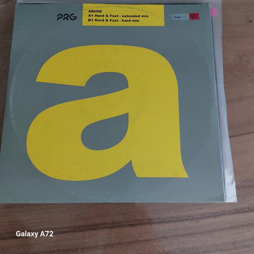 abuse hard & fast 12 inch maxi, Gebruikt, Trance, Ophalen of Verzenden, 12 inch