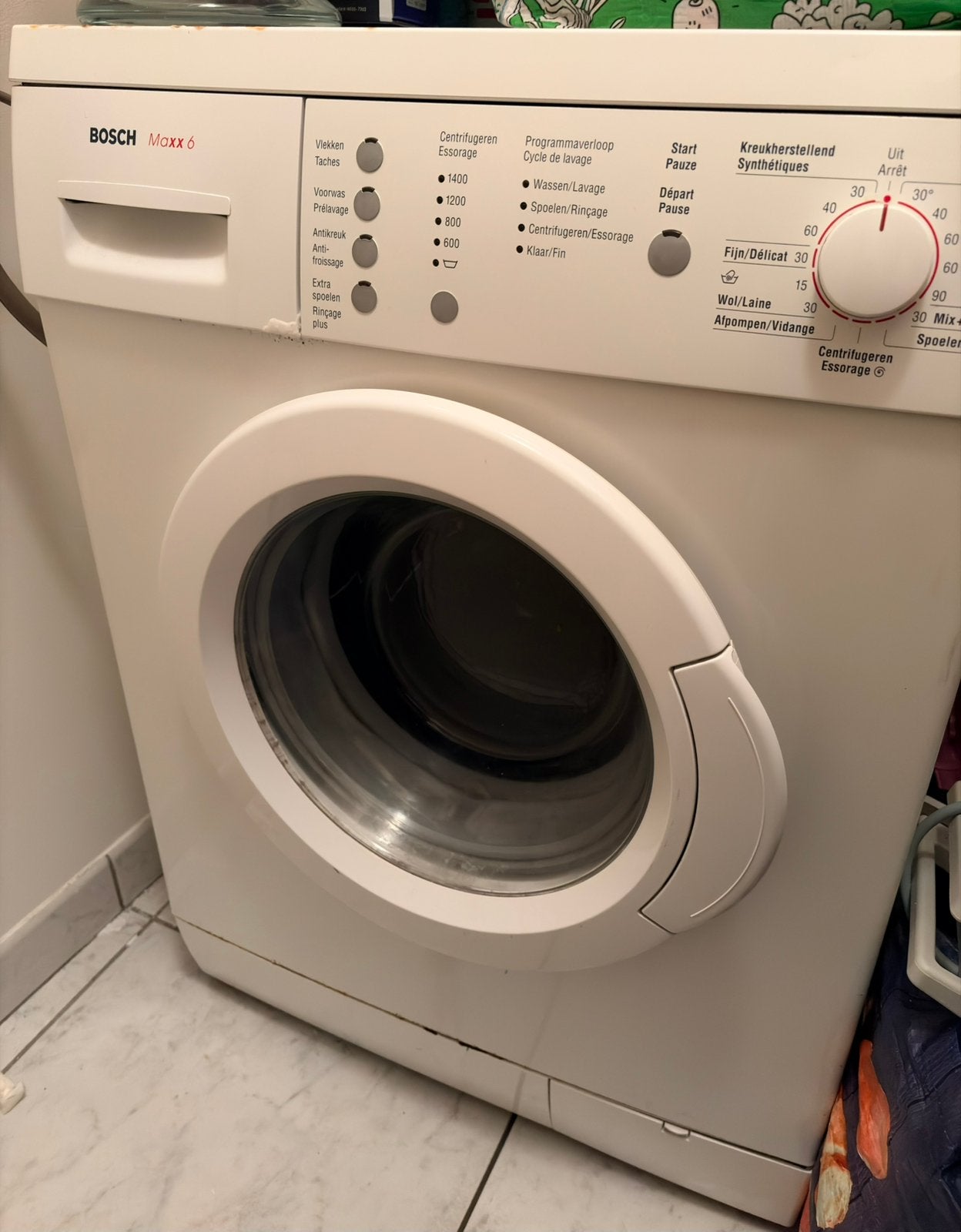 Gratis Bosch wasmachine – defect, Elektronische apparatuur, Ophalen, Voorlader, Niet werkend, Kort programma