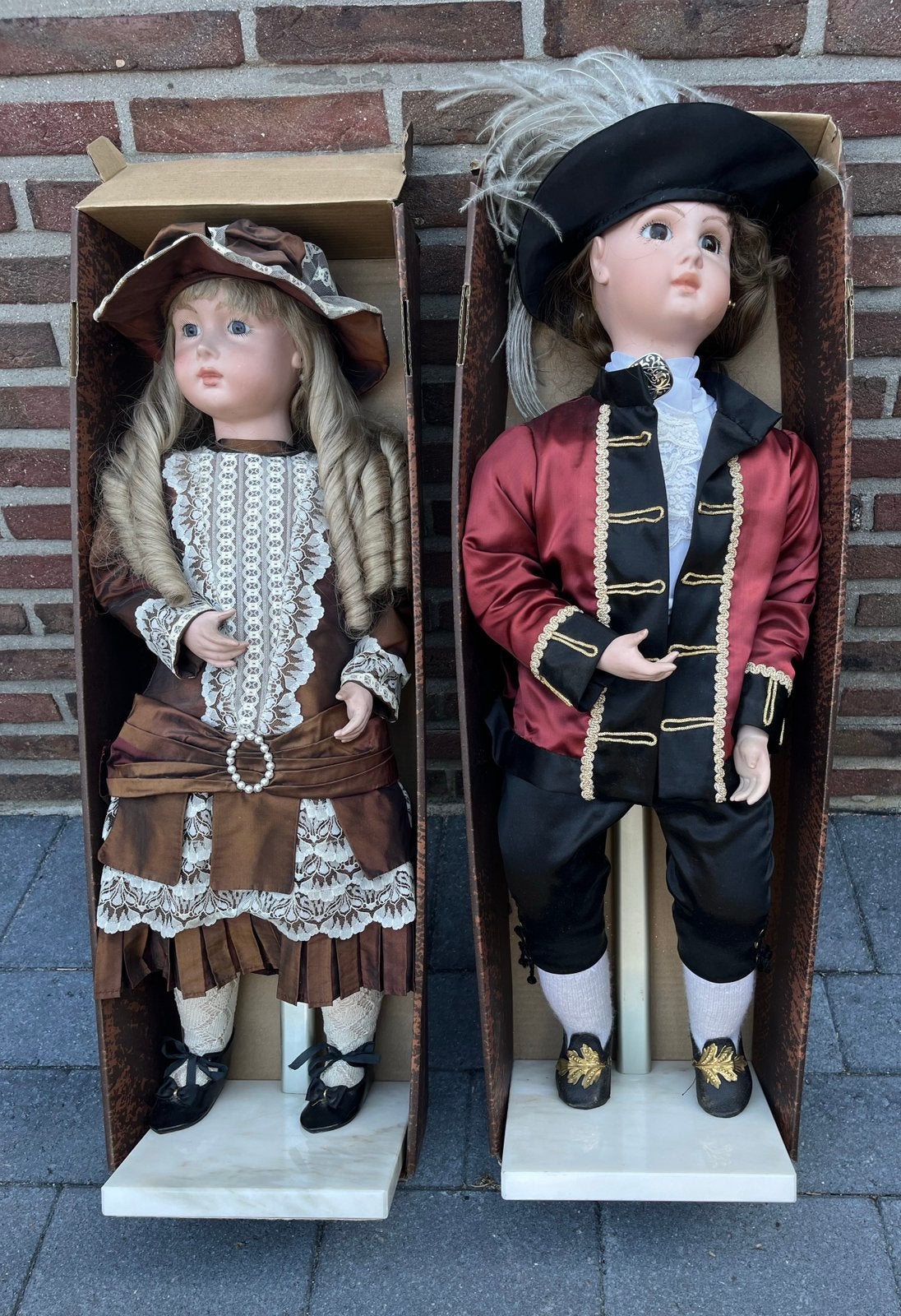 2 mooie grote handwerk poppen, Ophalen of Verzenden