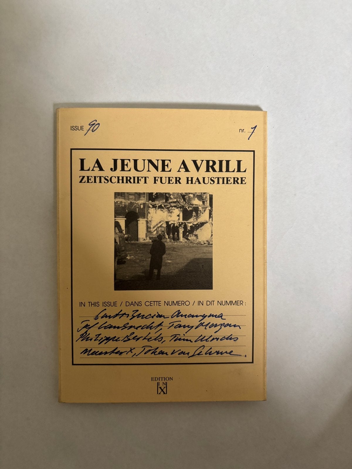 La Jeune Avrill (Zeitschrift fuer Haustiere)., Boeken, Verzenden, Zo goed als nieuw, Grafische vormgeving